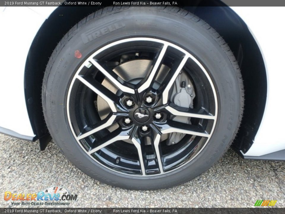 2019 Ford Mustang GT Fastback Oxford White / Ebony Photo #10