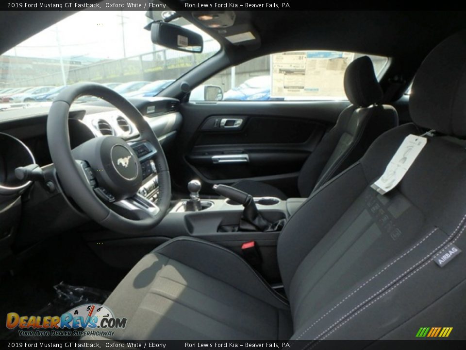 2019 Ford Mustang GT Fastback Oxford White / Ebony Photo #11