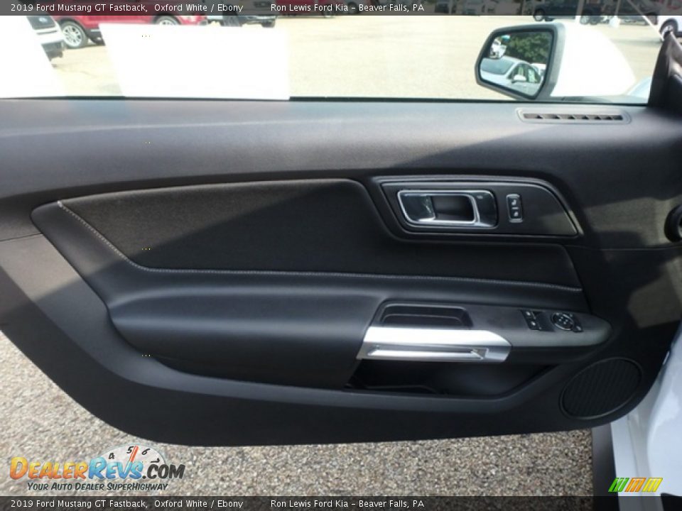 2019 Ford Mustang GT Fastback Oxford White / Ebony Photo #14