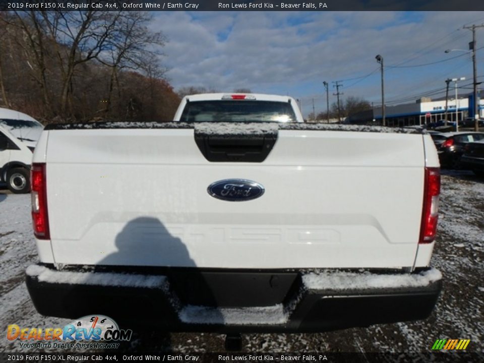 2019 Ford F150 XL Regular Cab 4x4 Oxford White / Earth Gray Photo #5