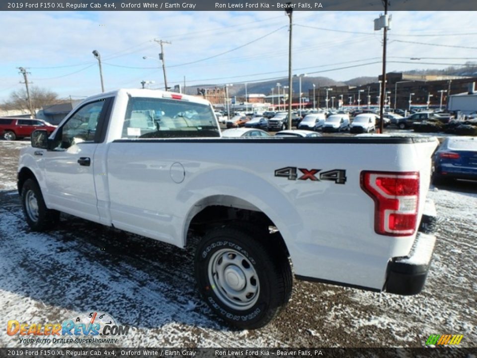 2019 Ford F150 XL Regular Cab 4x4 Oxford White / Earth Gray Photo #6