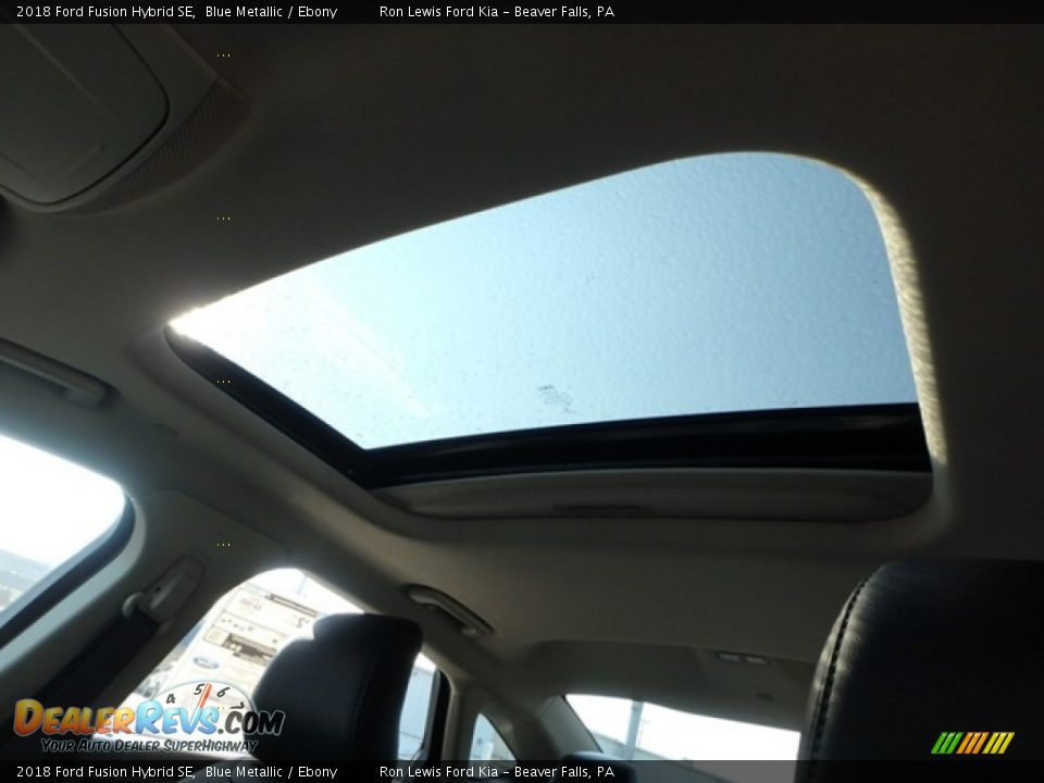 2018 Ford Fusion Hybrid SE Blue Metallic / Ebony Photo #15