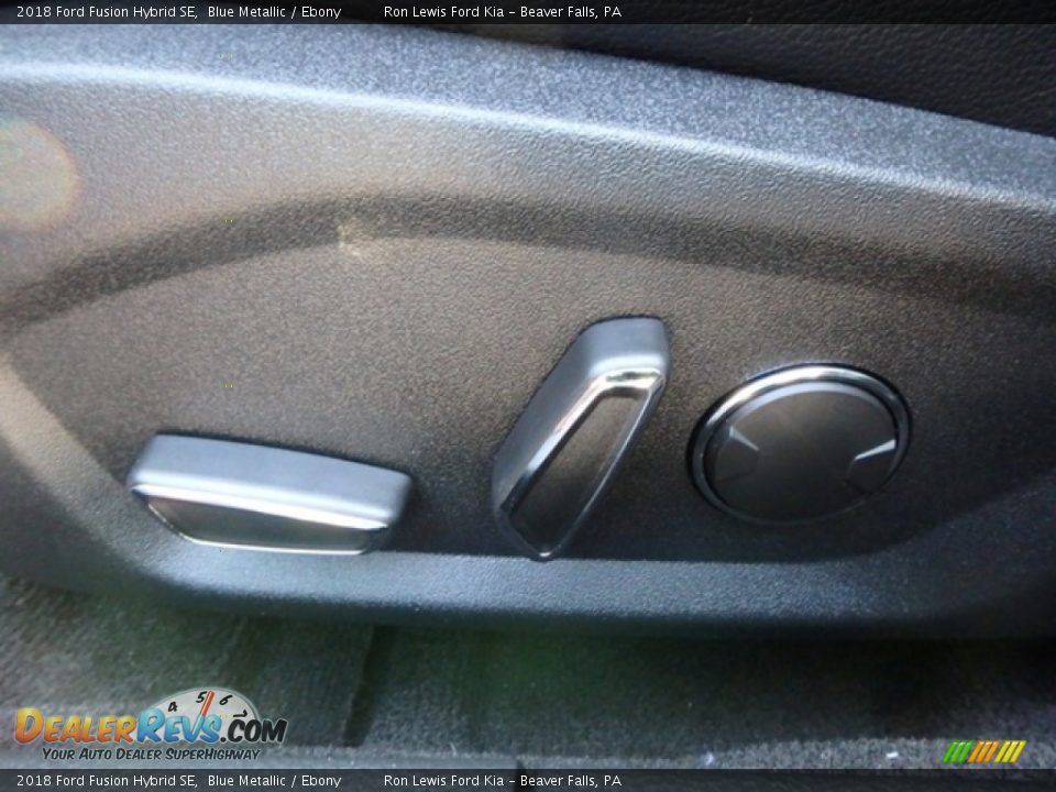 2018 Ford Fusion Hybrid SE Blue Metallic / Ebony Photo #16