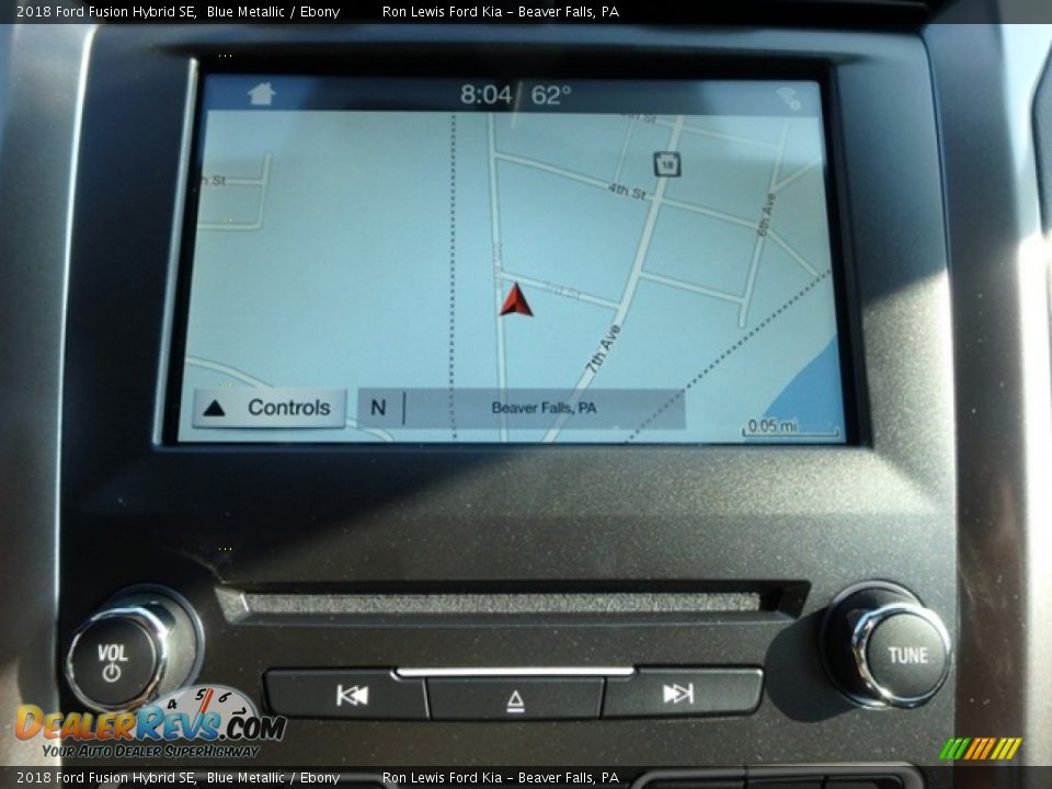 2018 Ford Fusion Hybrid SE Blue Metallic / Ebony Photo #19