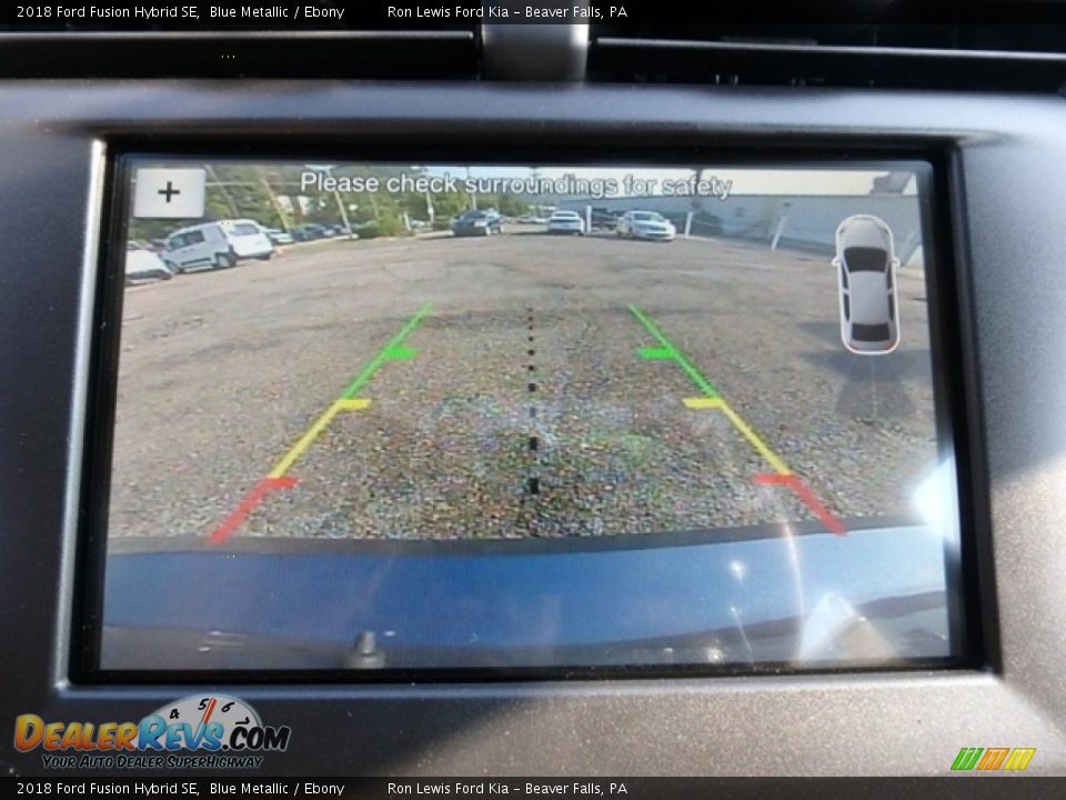 2018 Ford Fusion Hybrid SE Blue Metallic / Ebony Photo #20