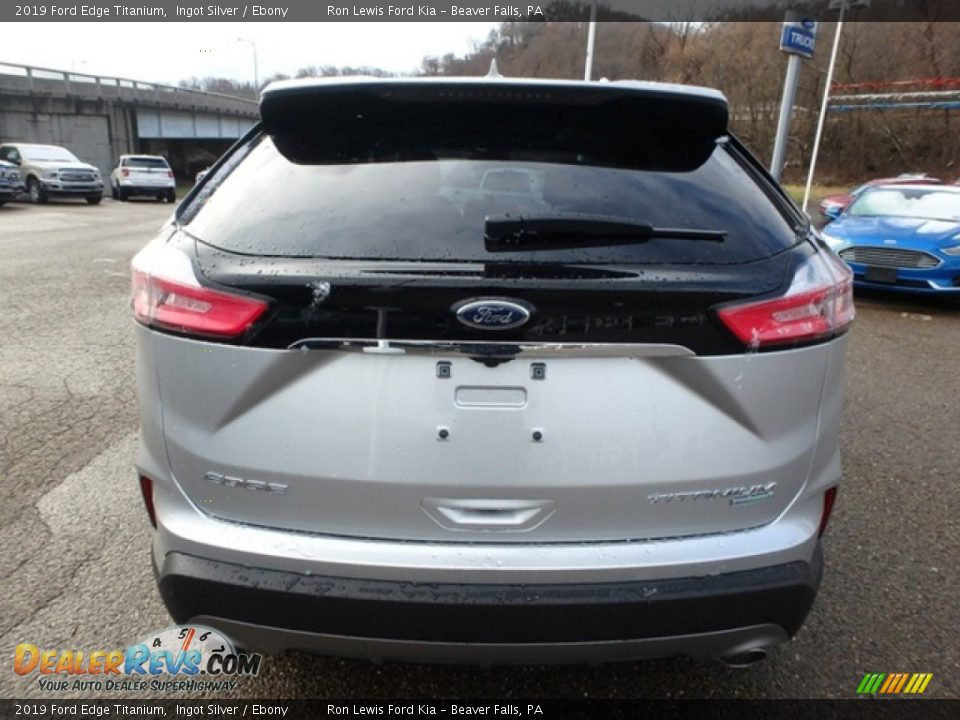 2019 Ford Edge Titanium Ingot Silver / Ebony Photo #3