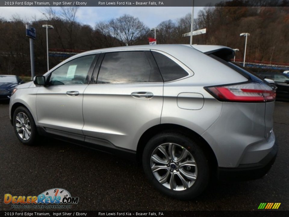 2019 Ford Edge Titanium Ingot Silver / Ebony Photo #5