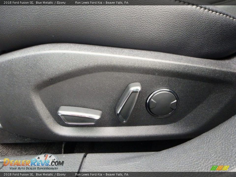 2018 Ford Fusion SE Blue Metallic / Ebony Photo #15