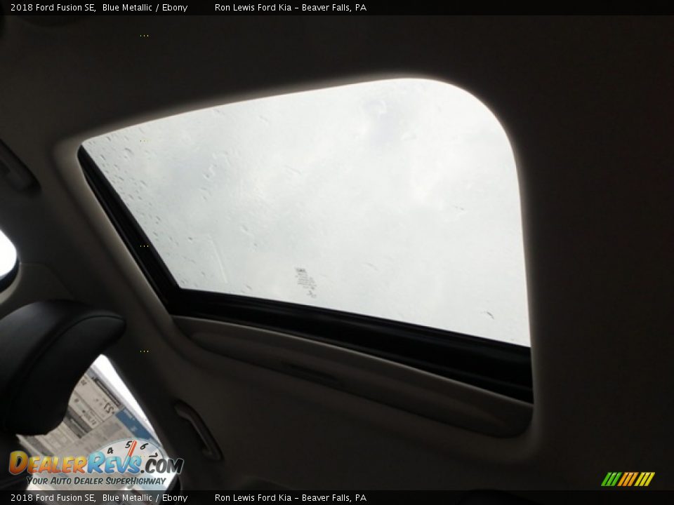 2018 Ford Fusion SE Blue Metallic / Ebony Photo #16