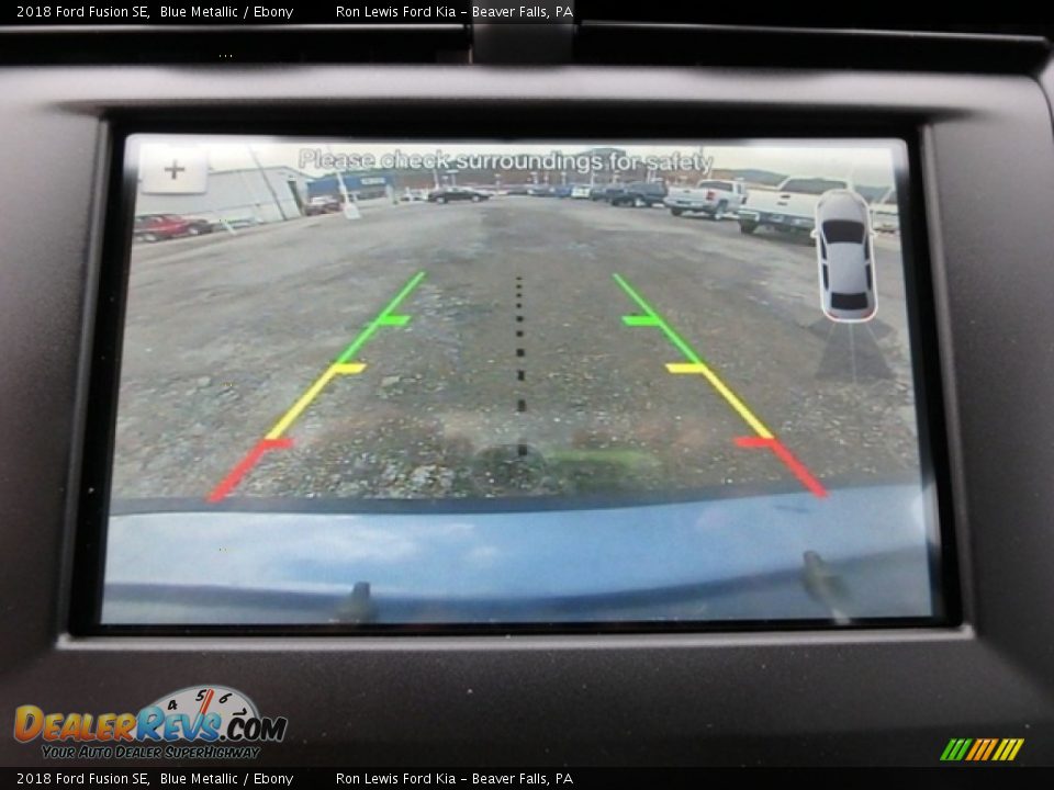 2018 Ford Fusion SE Blue Metallic / Ebony Photo #19