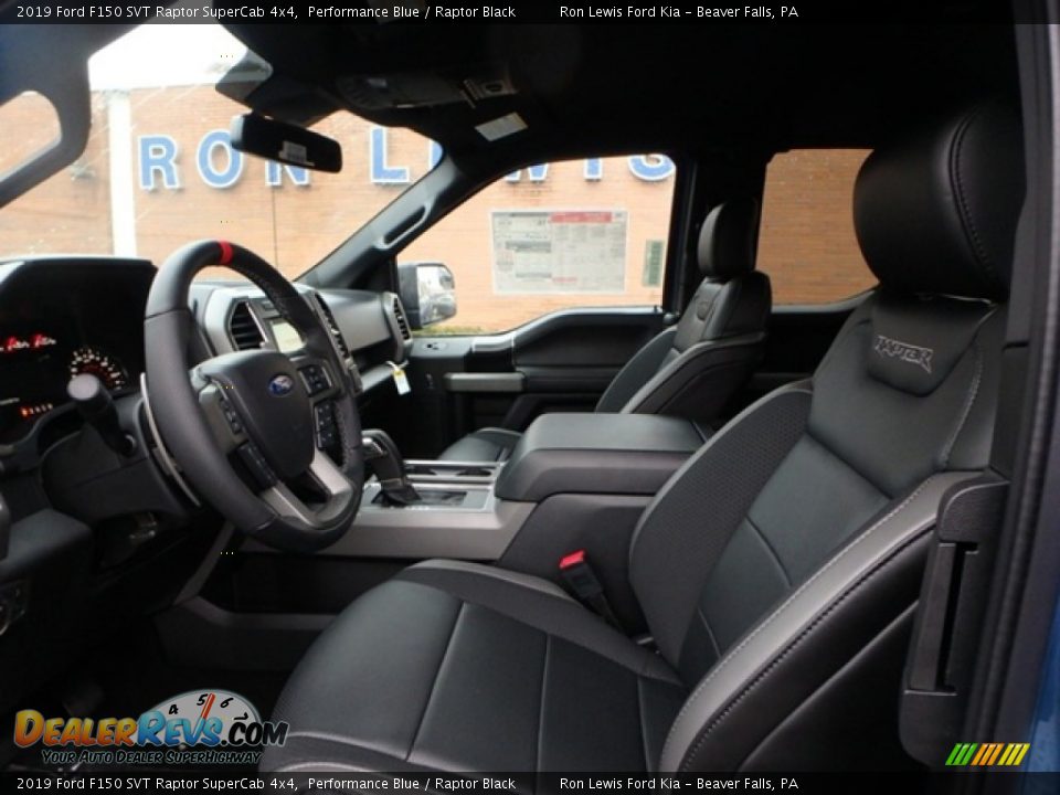 Front Seat of 2019 Ford F150 SVT Raptor SuperCab 4x4 Photo #10