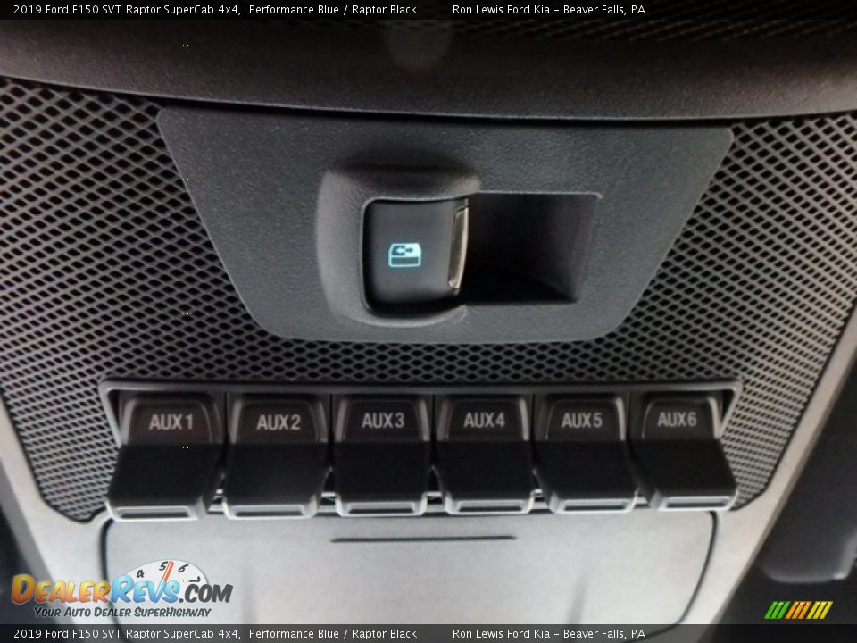 Controls of 2019 Ford F150 SVT Raptor SuperCab 4x4 Photo #20