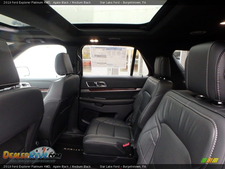 Rear Seat of 2019 Ford Explorer Platinum 4WD Photo #11