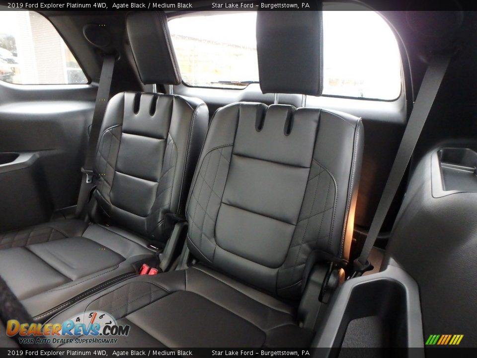 Rear Seat of 2019 Ford Explorer Platinum 4WD Photo #12