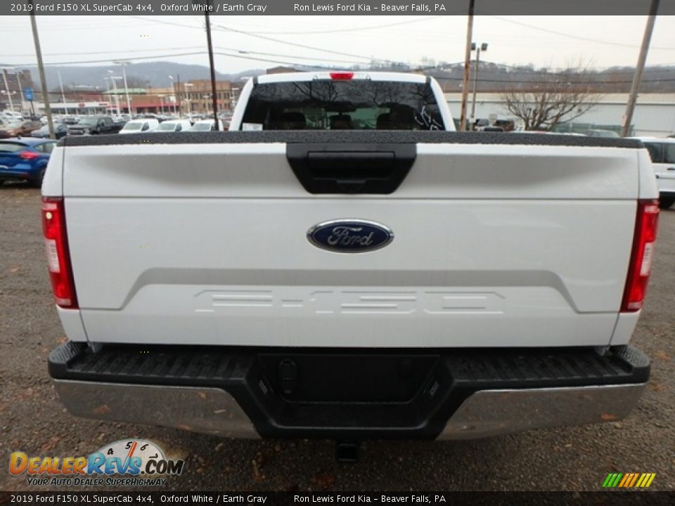 2019 Ford F150 XL SuperCab 4x4 Oxford White / Earth Gray Photo #3