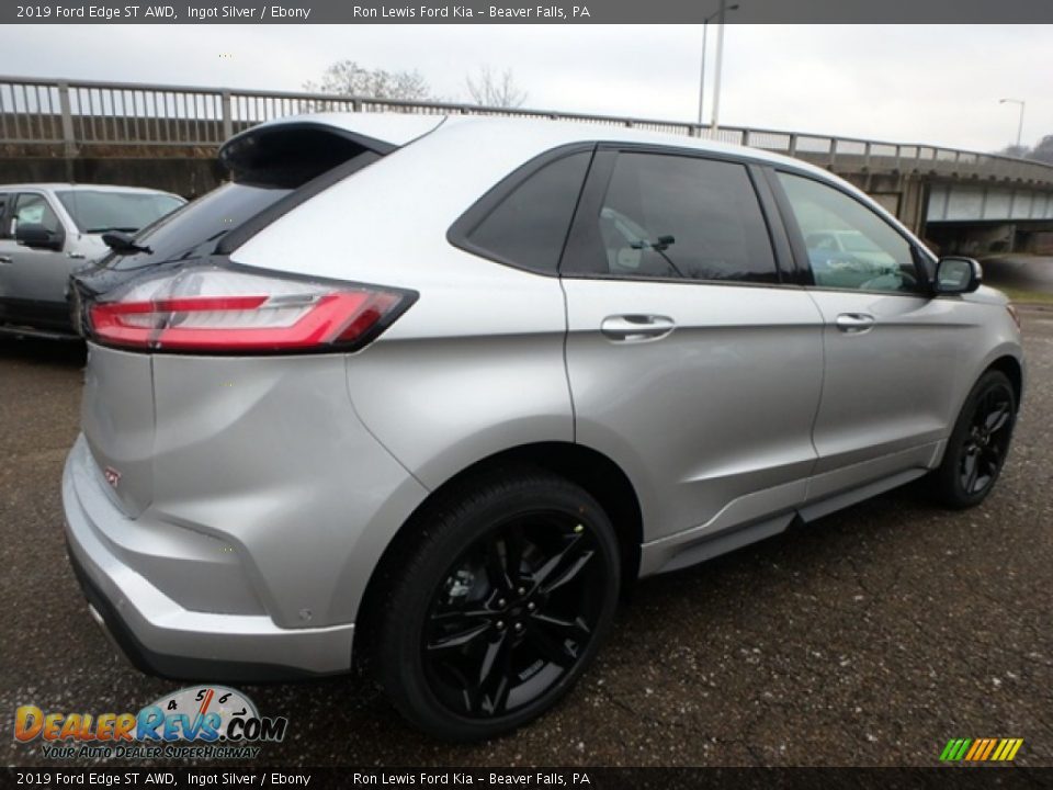2019 Ford Edge ST AWD Ingot Silver / Ebony Photo #2