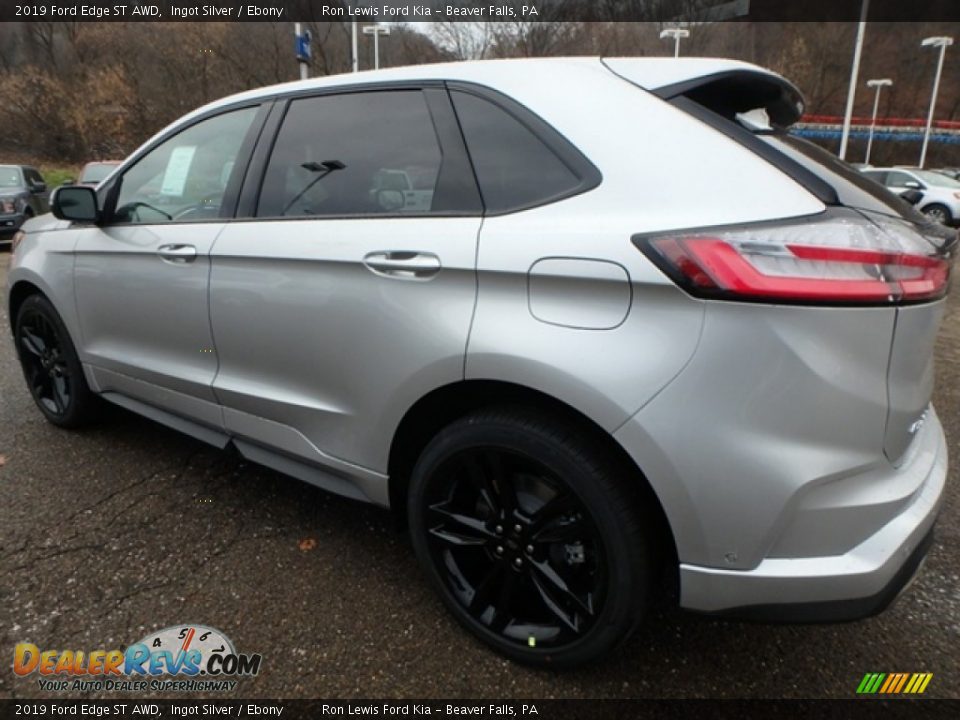 2019 Ford Edge ST AWD Ingot Silver / Ebony Photo #5