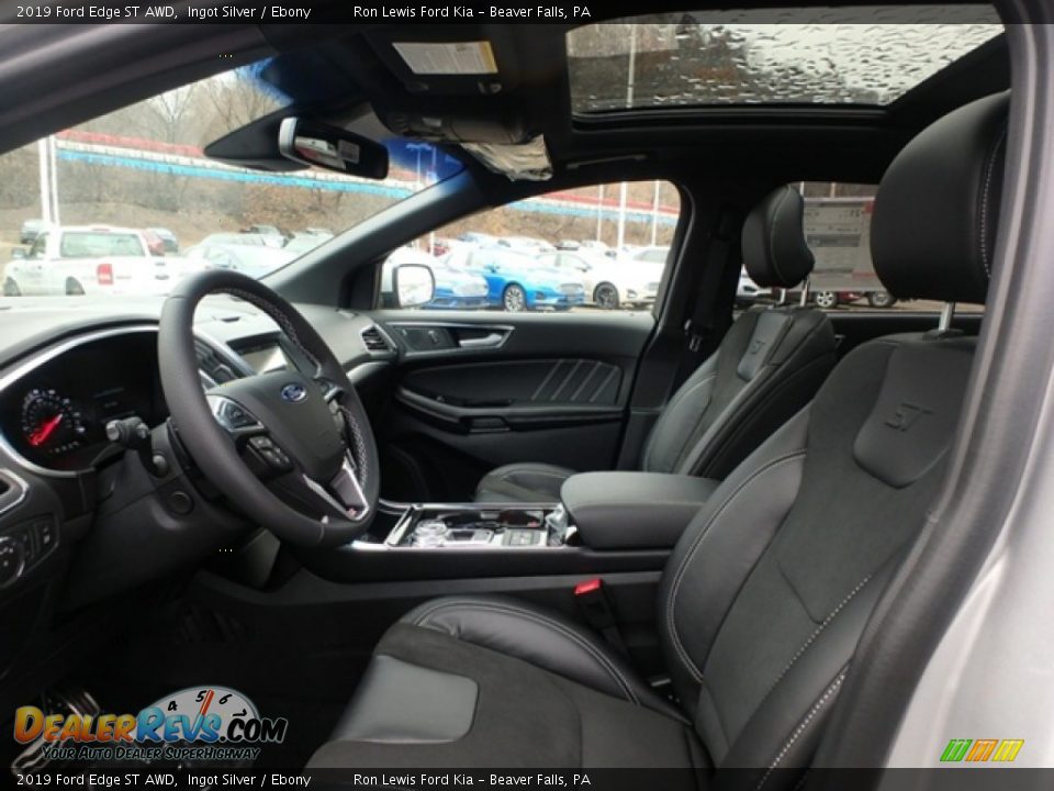 Front Seat of 2019 Ford Edge ST AWD Photo #12