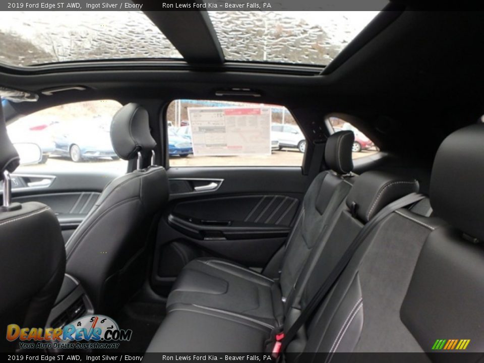 Rear Seat of 2019 Ford Edge ST AWD Photo #14