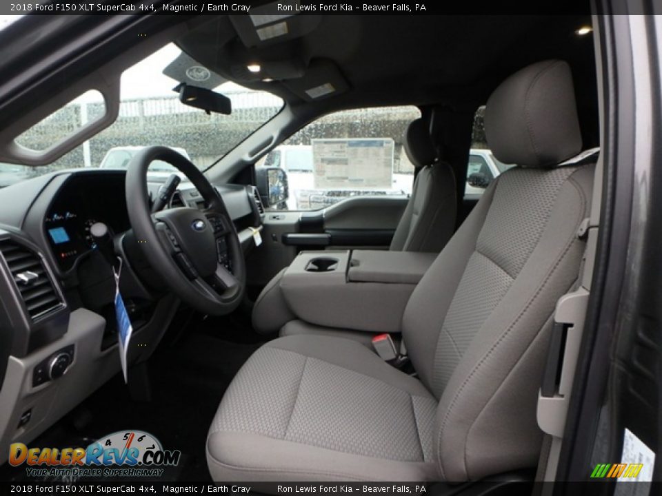 2018 Ford F150 XLT SuperCab 4x4 Magnetic / Earth Gray Photo #10