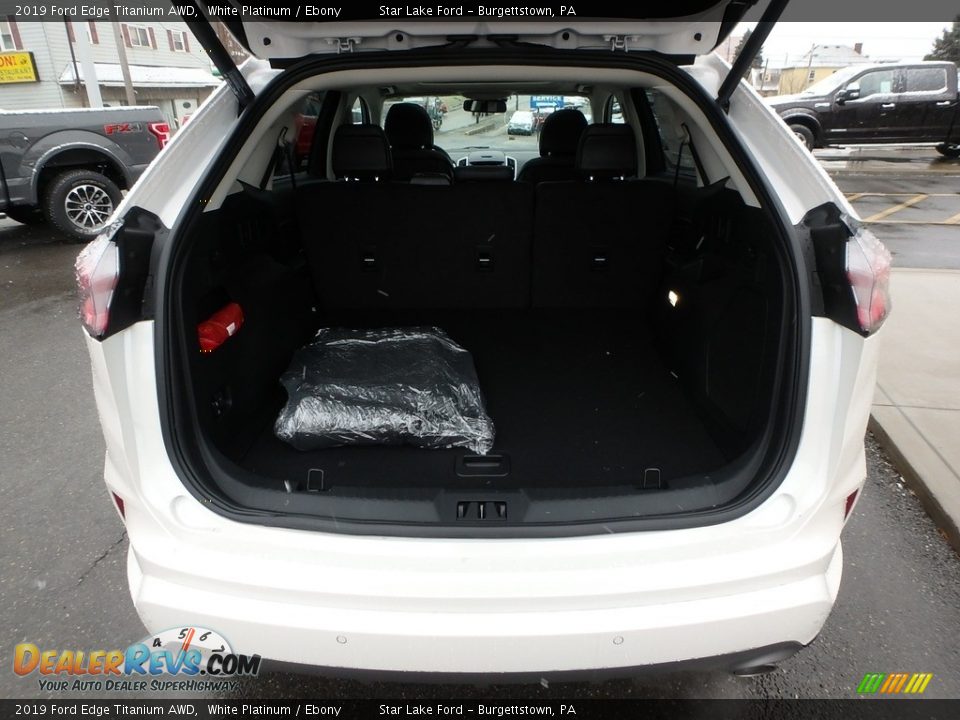 2019 Ford Edge Titanium AWD White Platinum / Ebony Photo #7
