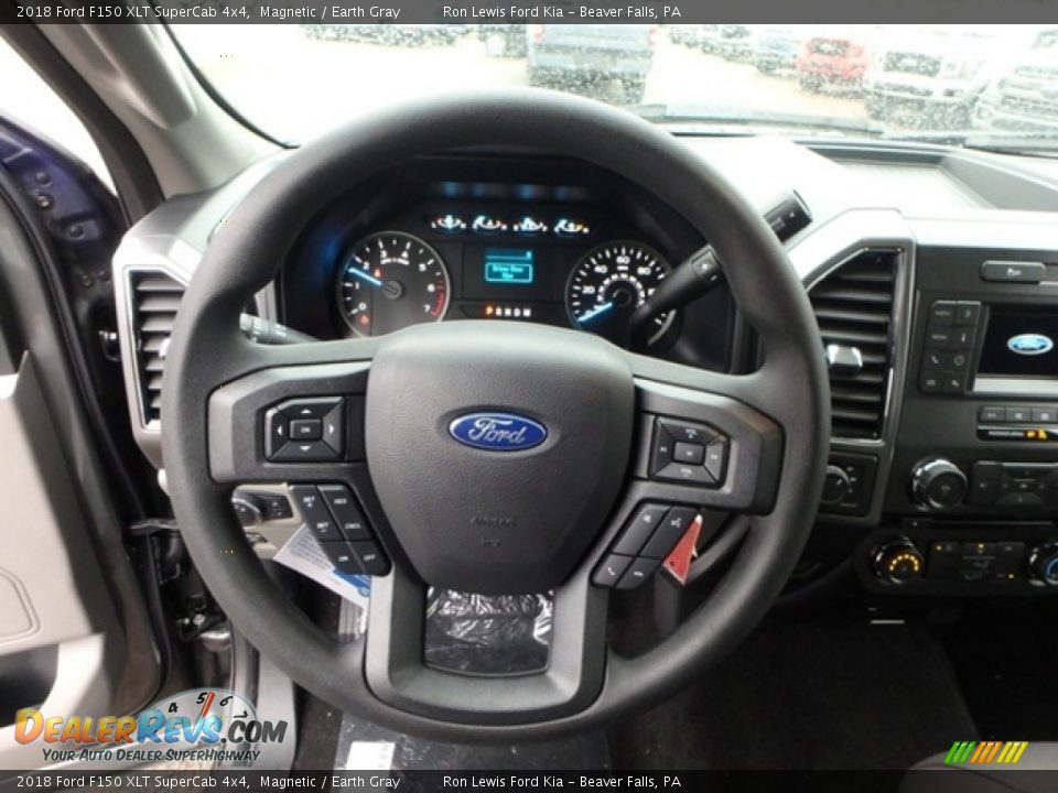 2018 Ford F150 XLT SuperCab 4x4 Magnetic / Earth Gray Photo #16