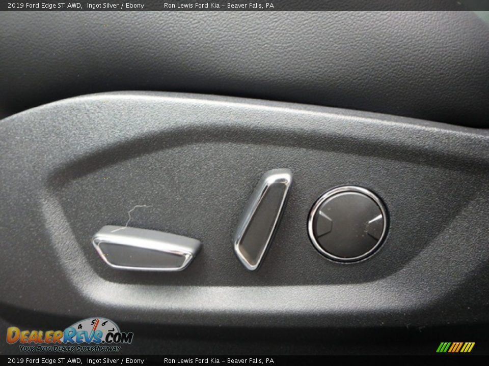 2019 Ford Edge ST AWD Ingot Silver / Ebony Photo #23