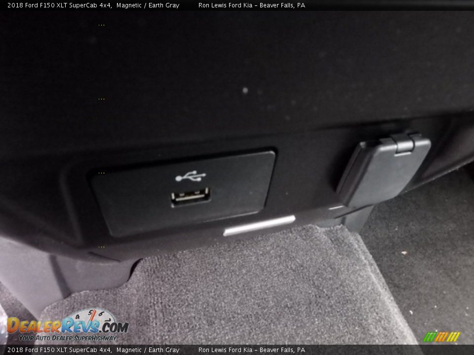 2018 Ford F150 XLT SuperCab 4x4 Magnetic / Earth Gray Photo #20