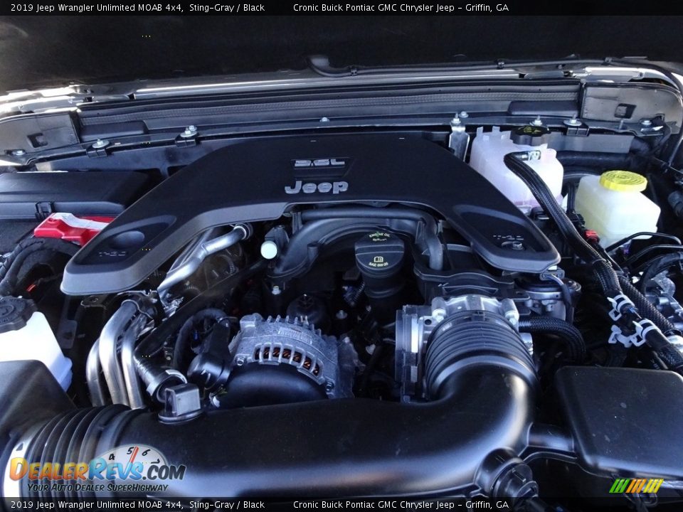 2019 Jeep Wrangler Unlimited MOAB 4x4 3.6 Liter DOHC 24-Valve VVT V6 Engine Photo #9