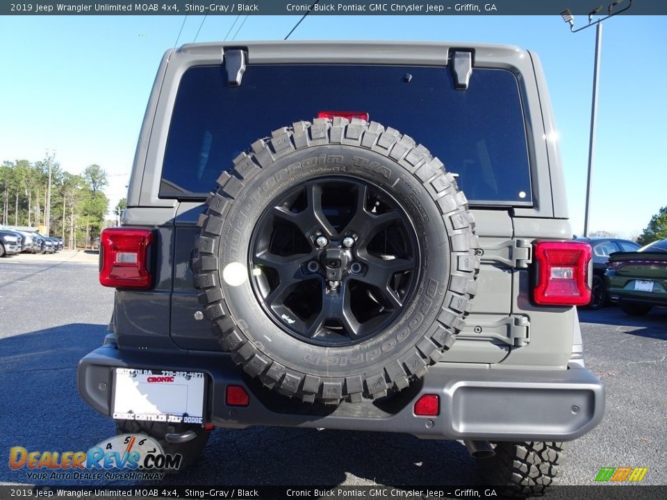 2019 Jeep Wrangler Unlimited MOAB 4x4 Sting-Gray / Black Photo #12