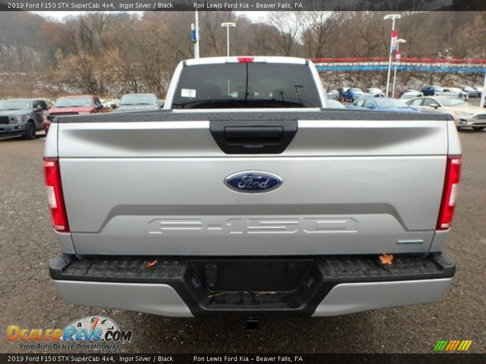 2019 Ford F150 STX SuperCab 4x4 Ingot Silver / Black Photo #3