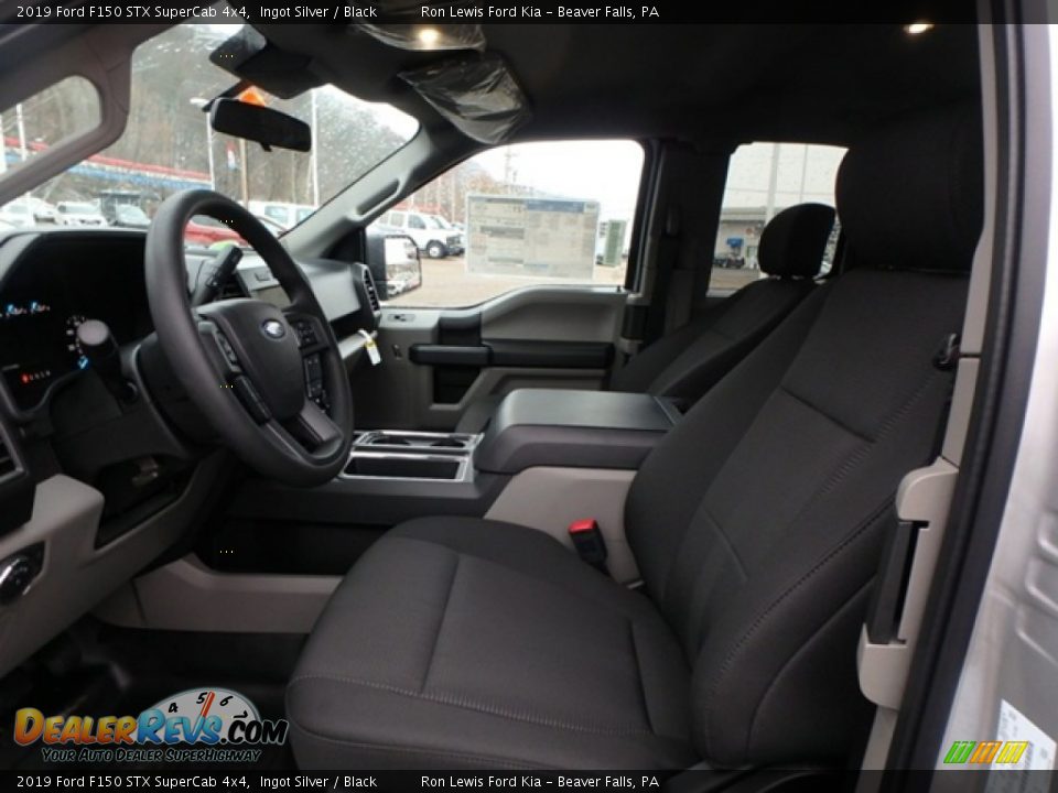 2019 Ford F150 STX SuperCab 4x4 Ingot Silver / Black Photo #11