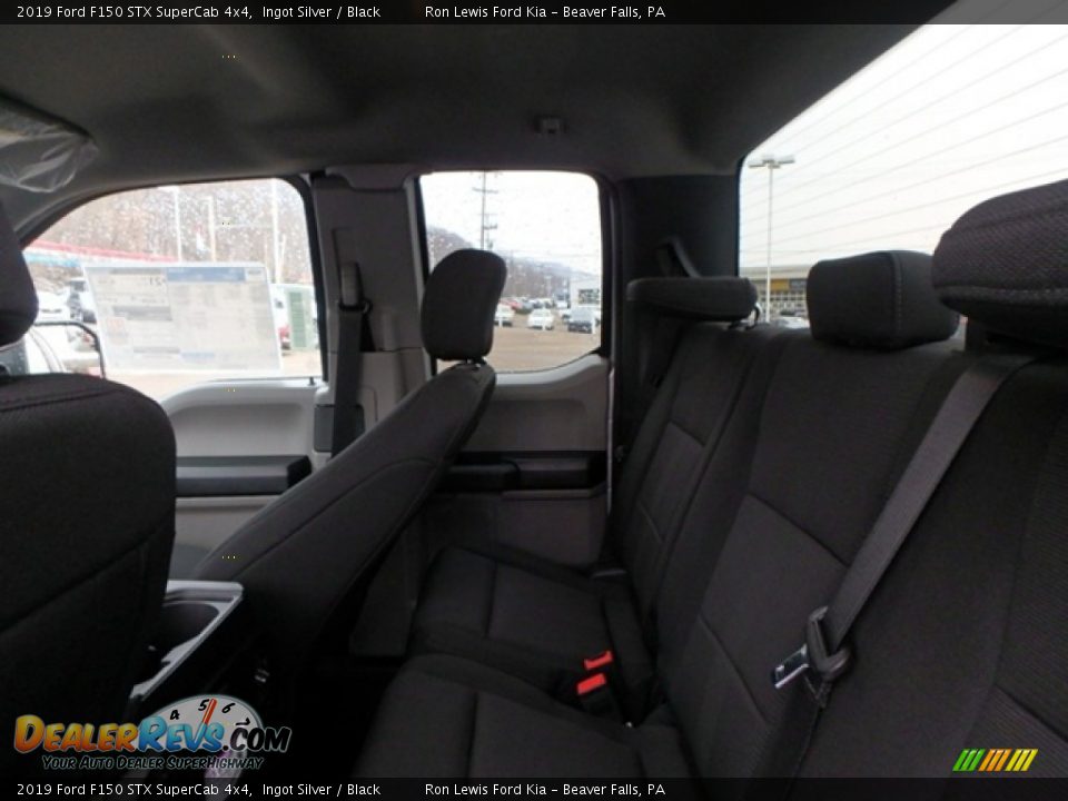 2019 Ford F150 STX SuperCab 4x4 Ingot Silver / Black Photo #13