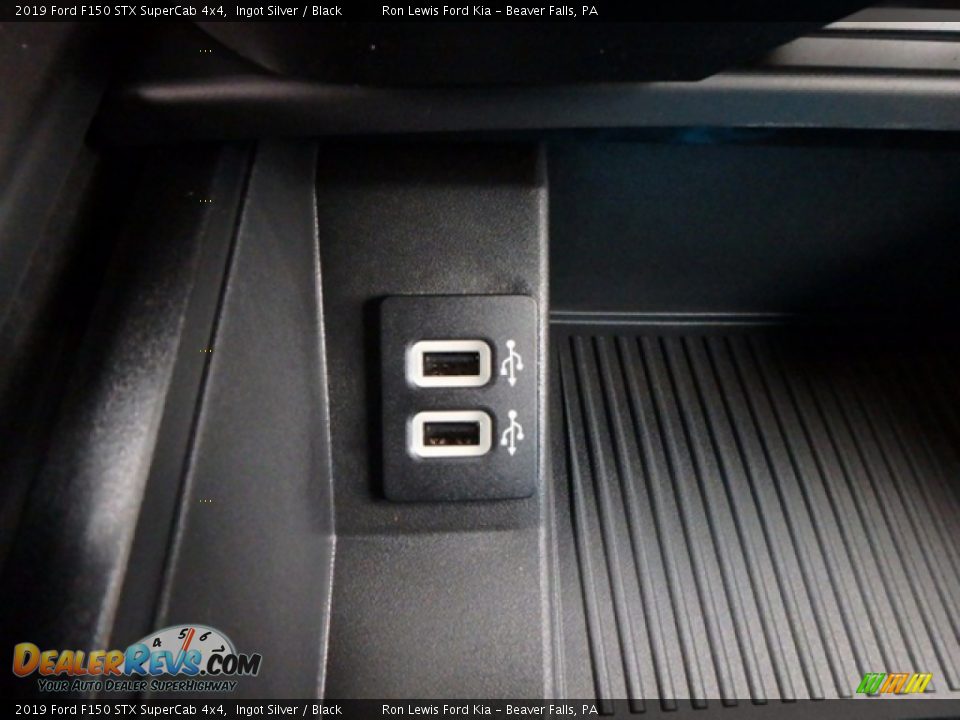 2019 Ford F150 STX SuperCab 4x4 Ingot Silver / Black Photo #19