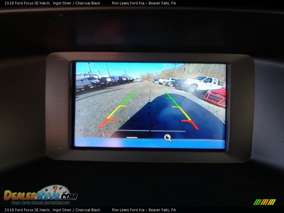 2018 Ford Focus SE Hatch Ingot Silver / Charcoal Black Photo #19
