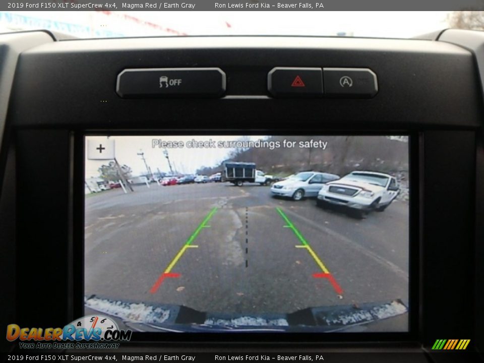 2019 Ford F150 XLT SuperCrew 4x4 Magma Red / Earth Gray Photo #20