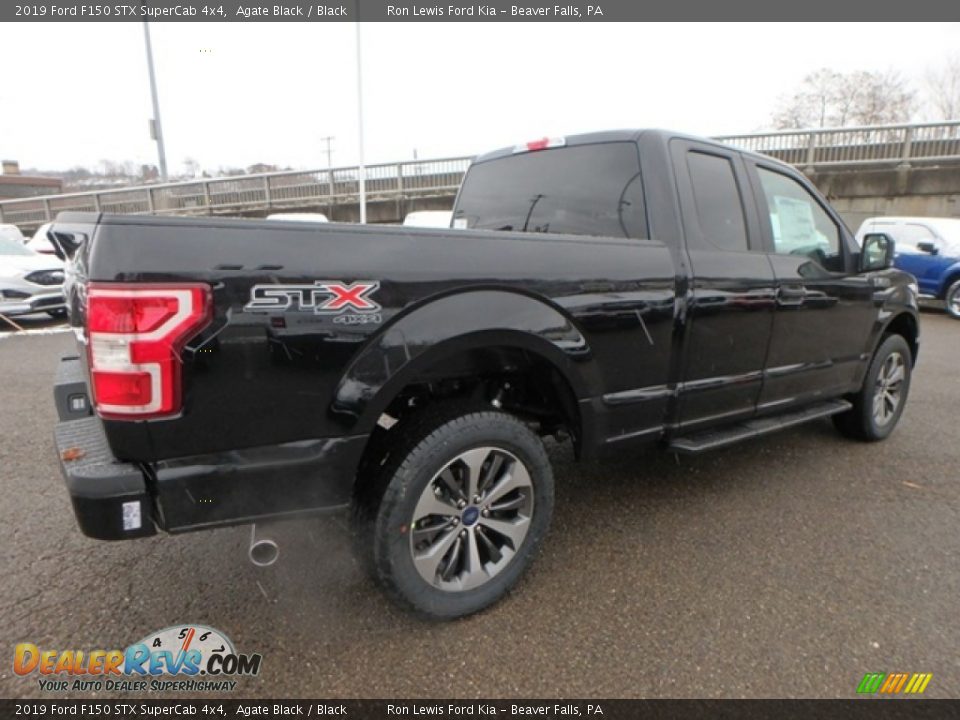 2019 Ford F150 STX SuperCab 4x4 Agate Black / Black Photo #2