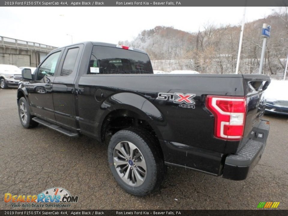 2019 Ford F150 STX SuperCab 4x4 Agate Black / Black Photo #4