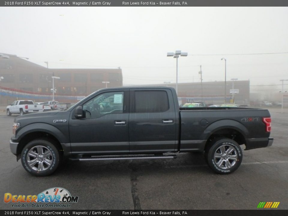 2018 Ford F150 XLT SuperCrew 4x4 Magnetic / Earth Gray Photo #5