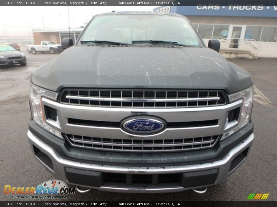 2018 Ford F150 XLT SuperCrew 4x4 Magnetic / Earth Gray Photo #7