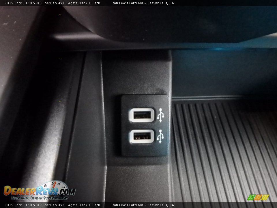 2019 Ford F150 STX SuperCab 4x4 Agate Black / Black Photo #18