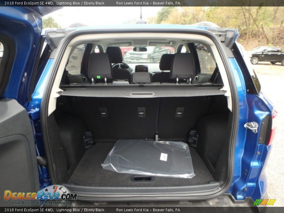 2018 Ford EcoSport SE 4WD Lightning Blue / Ebony Black Photo #3