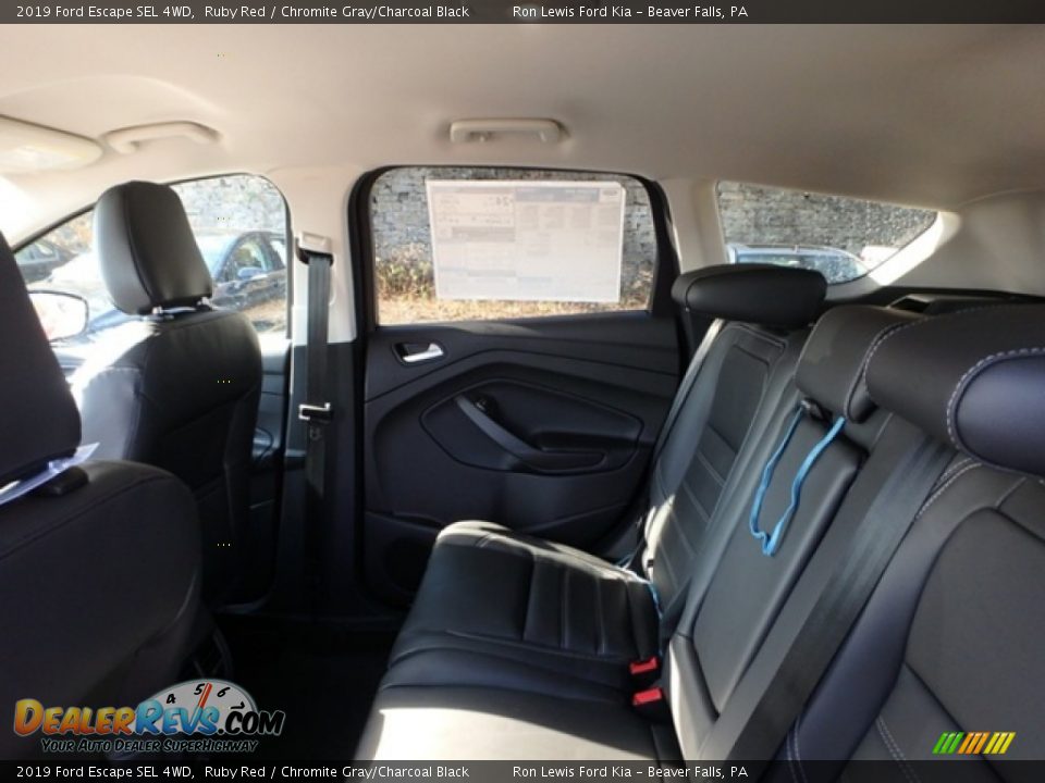 2019 Ford Escape SEL 4WD Ruby Red / Chromite Gray/Charcoal Black Photo #12