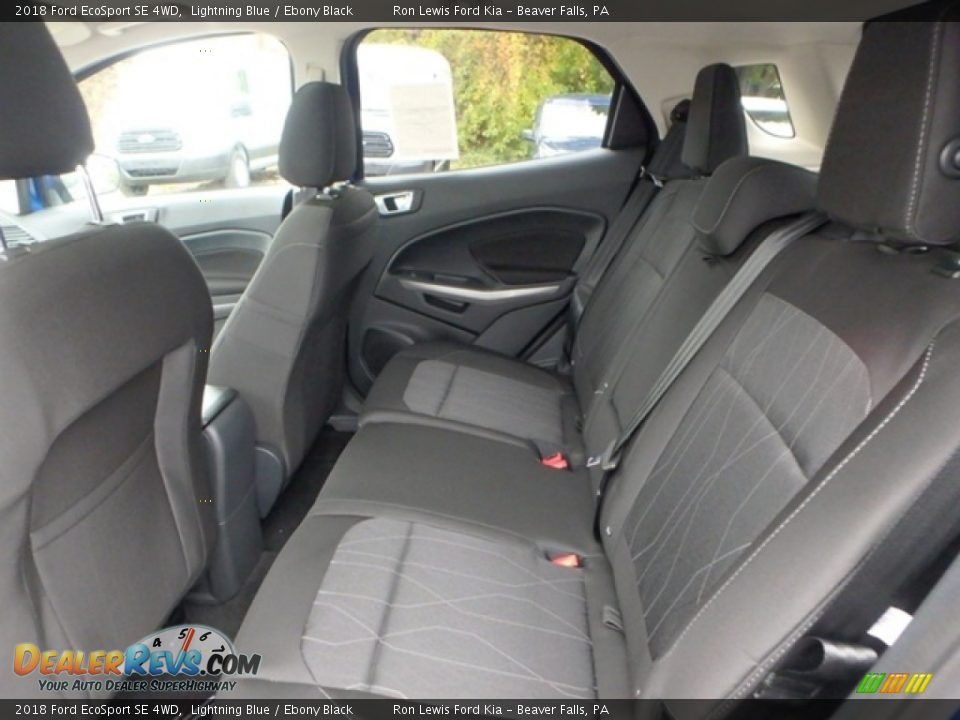 2018 Ford EcoSport SE 4WD Lightning Blue / Ebony Black Photo #12