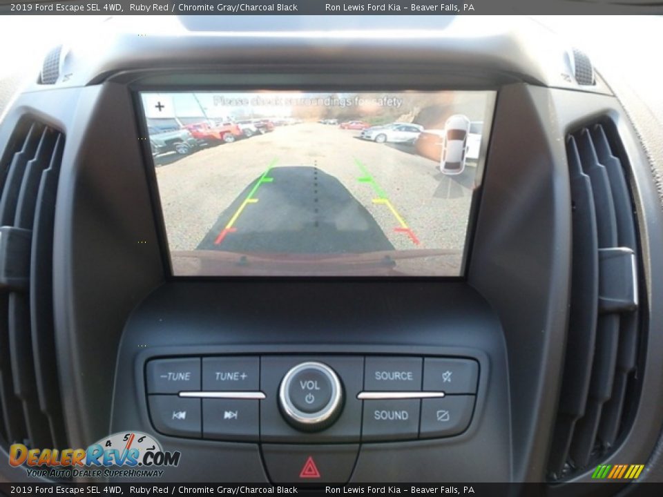 2019 Ford Escape SEL 4WD Ruby Red / Chromite Gray/Charcoal Black Photo #18
