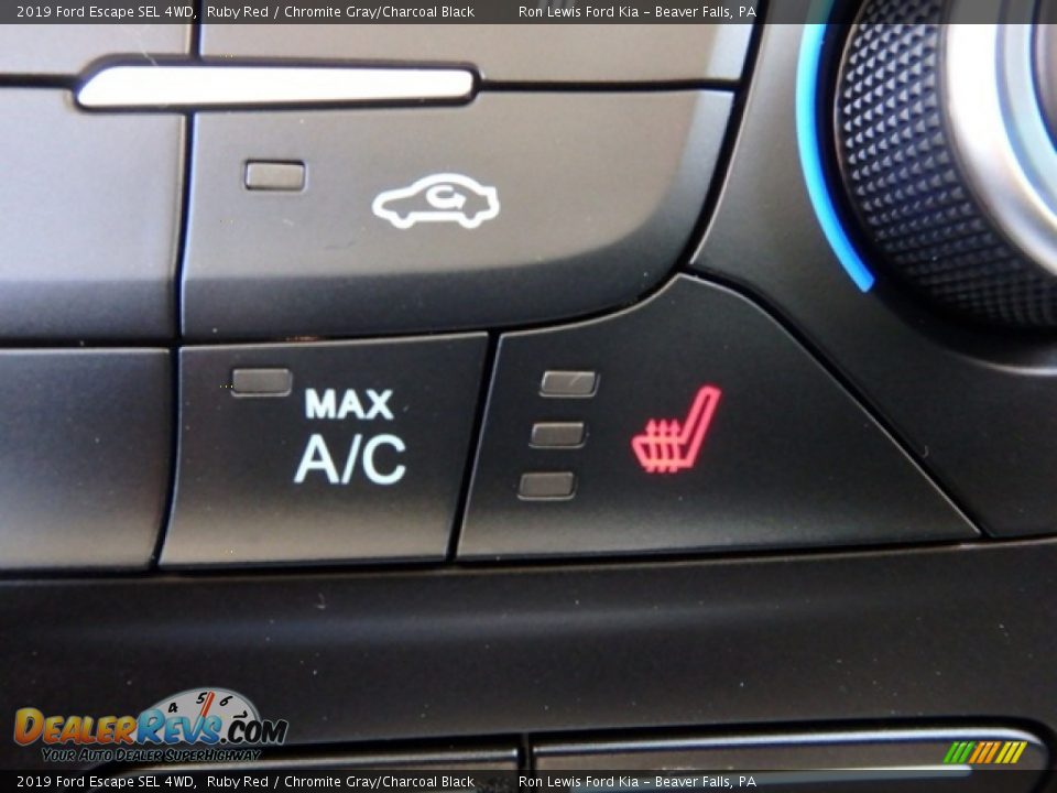 2019 Ford Escape SEL 4WD Ruby Red / Chromite Gray/Charcoal Black Photo #20