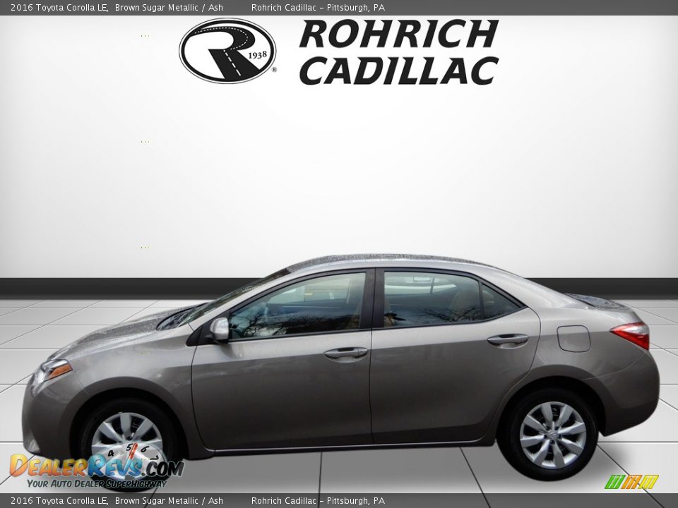 2016 Toyota Corolla LE Brown Sugar Metallic / Ash Photo #2