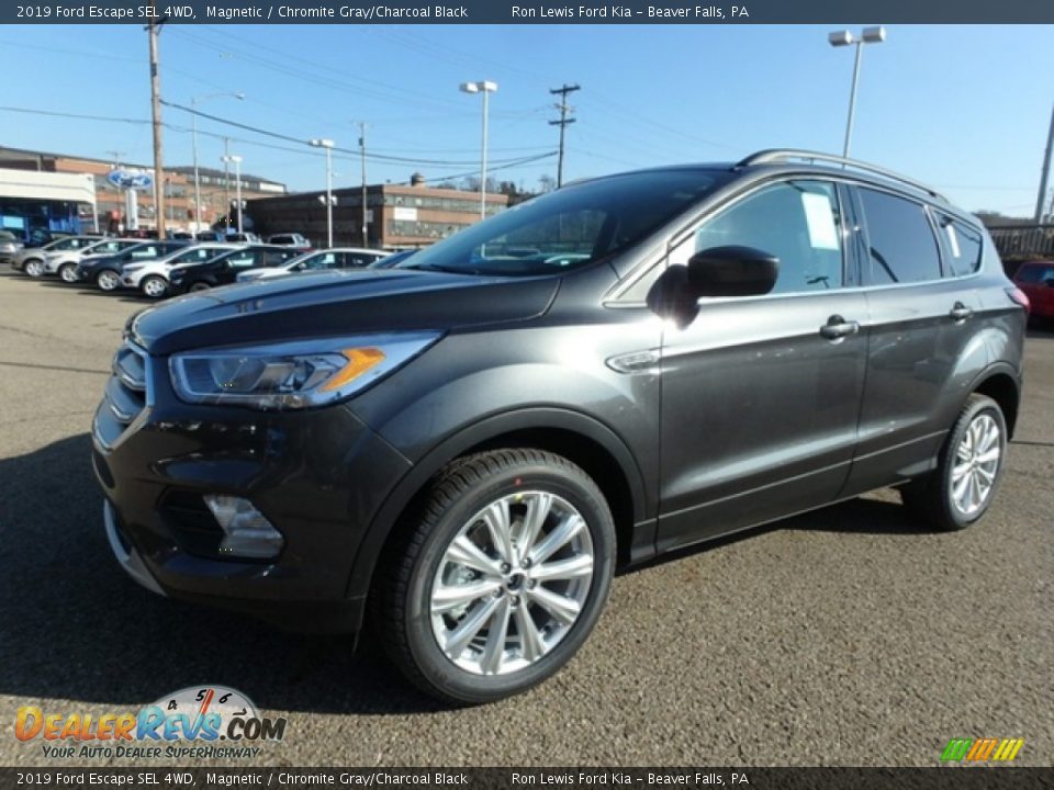 2019 Ford Escape SEL 4WD Magnetic / Chromite Gray/Charcoal Black Photo #7