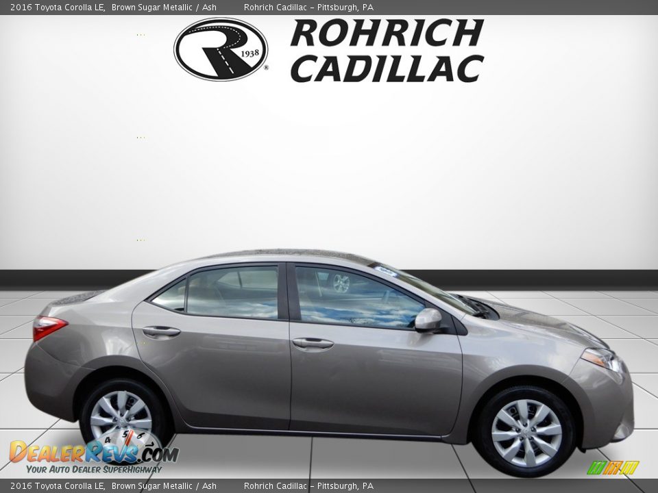 2016 Toyota Corolla LE Brown Sugar Metallic / Ash Photo #6
