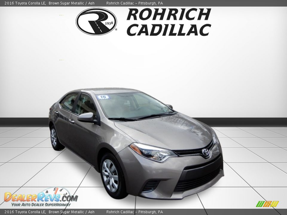 2016 Toyota Corolla LE Brown Sugar Metallic / Ash Photo #7
